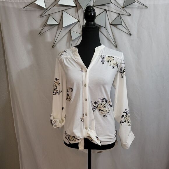 Hope springs blouse, floral, size S - Picture 1 of 12